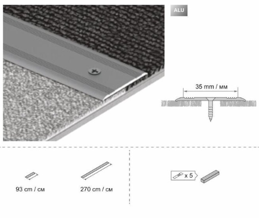 Profil de trecere aluminiu VOX VA08 [3]