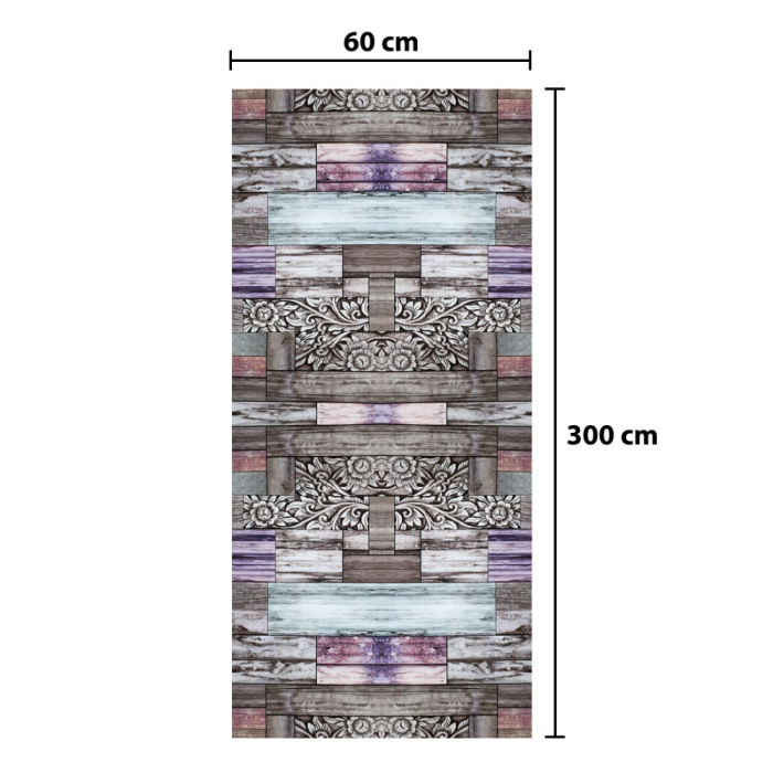 Rola panou autoadeziv, Naimeed D5685, design modern, 2mm grosime, 60x300cm, Multicolor [3]