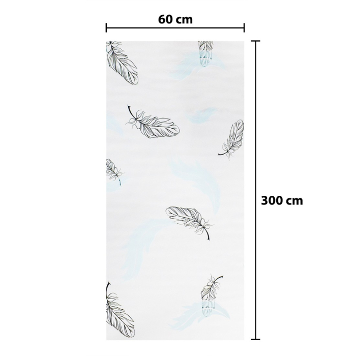 Rola panou autoadeziv, Naimeed D5686, design modern, 2mm grosime, 60x300cm, Alb [3]