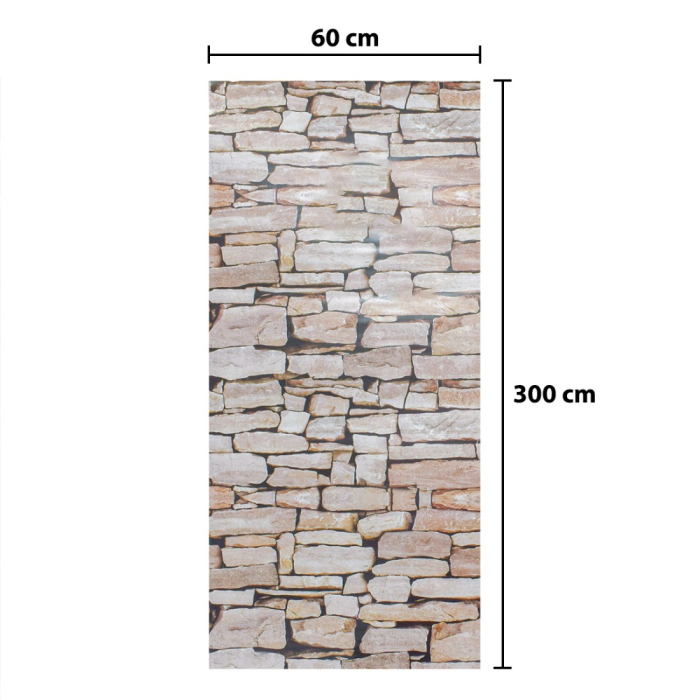 Rola panou autoadeziv, Naimeed D5691, design modern, 2mm grosime, 60x300cm, Piatra [3]