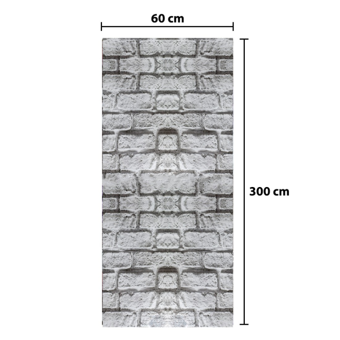 Rola panou autoadeziv, Naimeed D5693, design modern, 2mm grosime, 60x300cm, Gri [3]