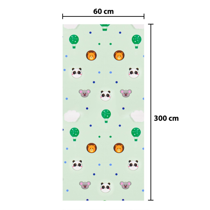 Rola panou autoadeziv, Naimeed D5694, design modern, 2mm grosime, 60x300cm, Verde [3]