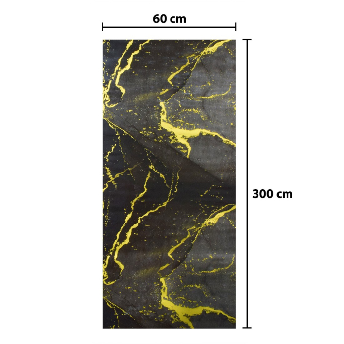Rola panou autoadeziv, Naimeed D5708, design modern, 2mm grosime, 60x300cm, Negru [3]