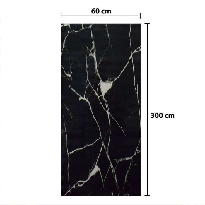 Rola panou autoadeziv, Naimeed D5714, design modern, 2mm grosime, 60x300cm, Negru [3]