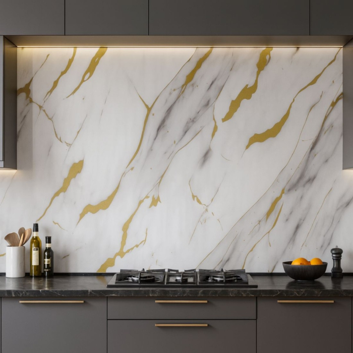 Rola panou autoadeziv, Naimeed D7389, design modern, 2.5mm grosime, 120x280cm, Alb [3]