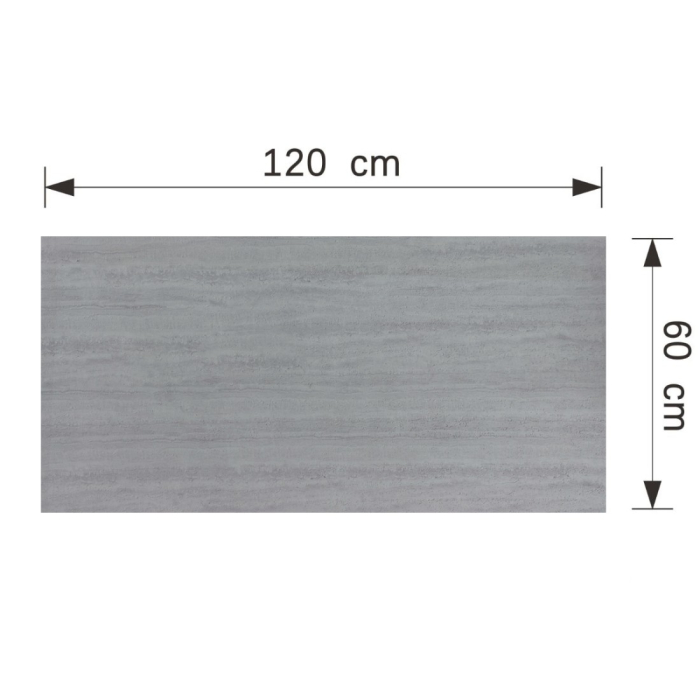 Set 16 panouri decorative din praf de piatra, Naimeed D7315, ignifuge, strat protector ceramic, rezistente la razele UV, 120x60x0.2 cm, cenusiu pal [3]