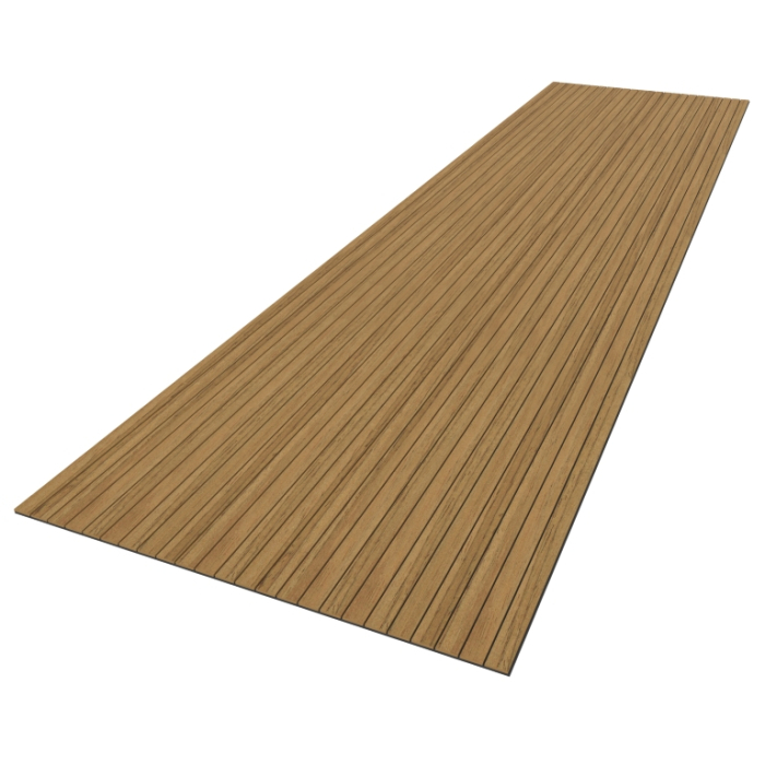 Set de 4 riflaje acustice flexibile tec montate pe peretele unei case a scării [3]