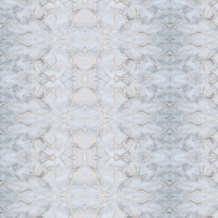 Set 6 panouri decorative autoadezive cu folie de aluminiu, efect marmura,  suprafata acoperita 1.08 m², Naimeed D7106, 60x30 cm, Gri [5]