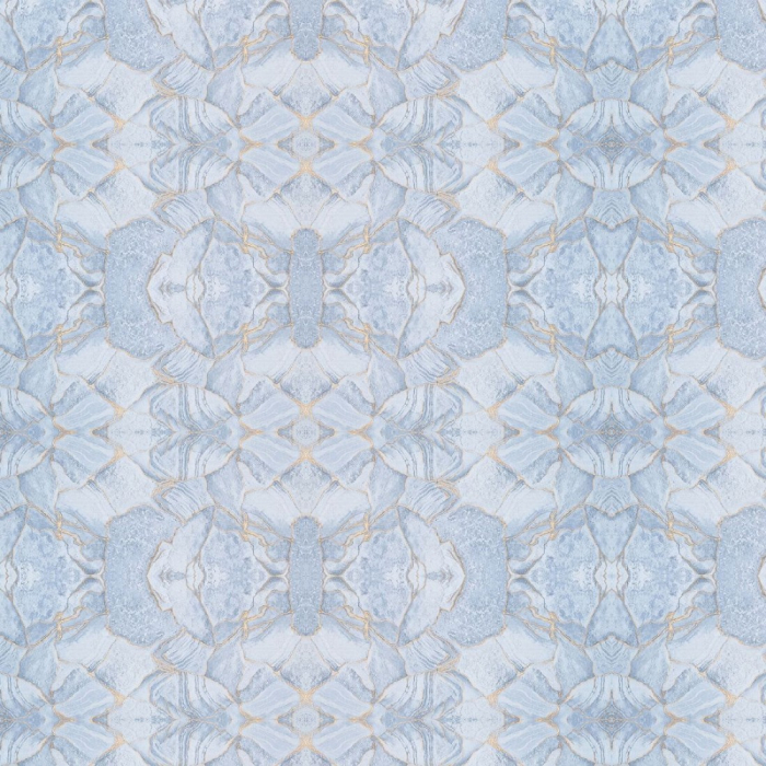 Set 6 panouri decorative autoadezive cu folie de aluminiu, efect marmura,  suprafata acoperita 1.08 m², Naimeed D7112, 60x30 cm, Albastru [5]