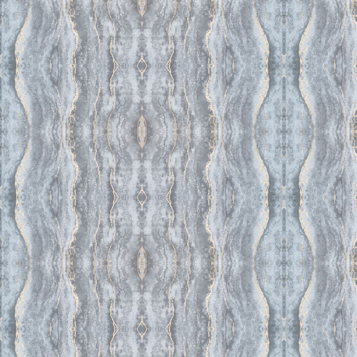 Set 6 panouri decorative autoadezive cu folie de aluminiu, efect marmura,  suprafata acoperita 1.08 m², Naimeed D7126, 60x30 cm, Gri inchis [5]