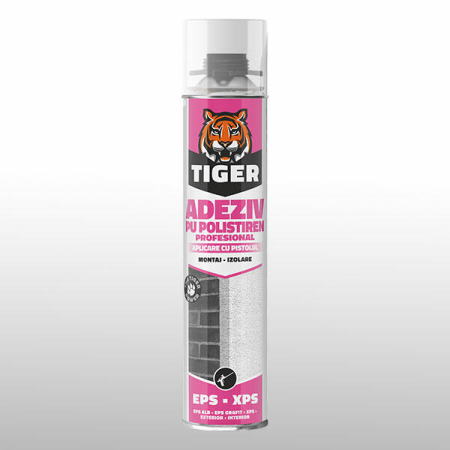 Adezivi polistiren - ADEZIV PU POLISTIREN PISTOL TIGER - 700 ML