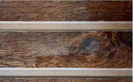 Lambriuri PVC - Lambriu PVC cu canale, Buker F68, Nuc, 20 cm / 8 mm, 4 m, 8 m2/pachet