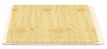 Lambriuri PVC - Lambriu PVC drept, Buker D61, Arțar, 20 cm / 8 mm, 3 m, 6 m2/pachet