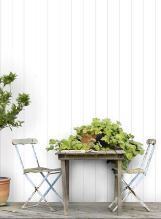 Lambriuri PVC - Lambriu PVC Vilo 105 - 2600x105x8 – Alb, rezistente la apă, montaj ușor și rapid