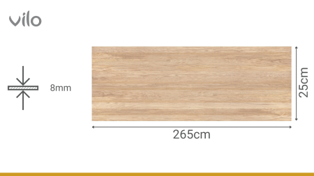 Lambriu PVC Vilo Motivo, Lemn Natural [2]