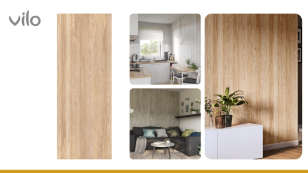 Lambriu PVC Vilo Motivo, Lemn Natural [1]