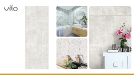 Lambriu PVC Vilo Motivo, Marmură Misty [1]