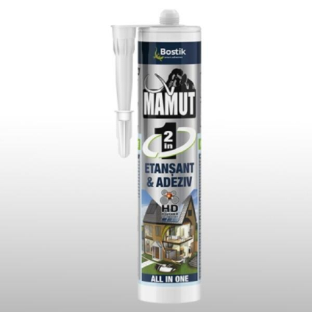 Adezivi de montaj - MAMUT 2 IN 1 Alb - 290 ML
