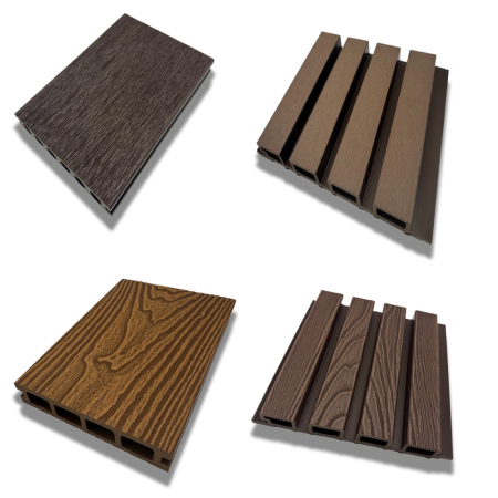Panouri WPC - Mostre WPC exterior - lambriu + pardoseală, Naimeed P5, 4 modele