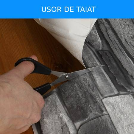 Panou de perete PVC 3D decor stejar alb cu șipci decalate, montat la capul patului în dormitor [11]