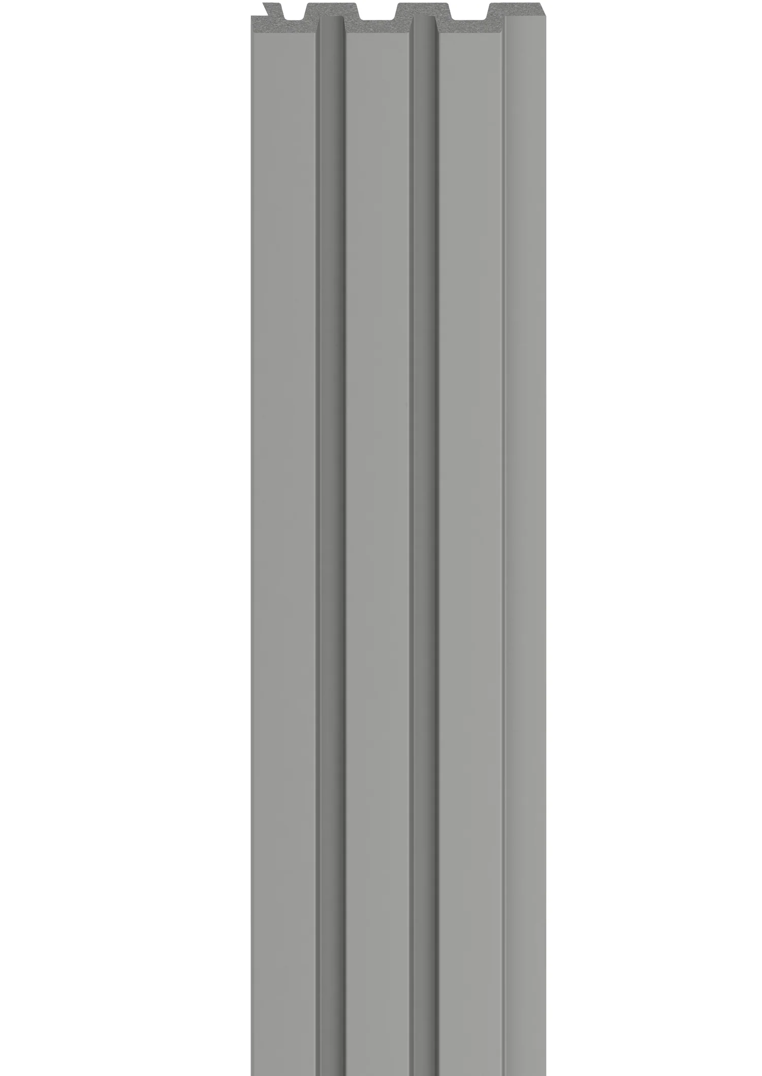 Panou Riflaj Decorativ Interior VOX LINERIO M-LINE, 265x12.2x1.2cm, Gri, Polistiren Extrudat XPS [1]