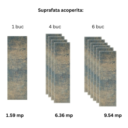 Panou decorativ riflaj WPC, Naimeed D7561, sistem de imbinare tip ''U'', aspect rafinat si montaj usor, 260x61.1x0.9cm [2]