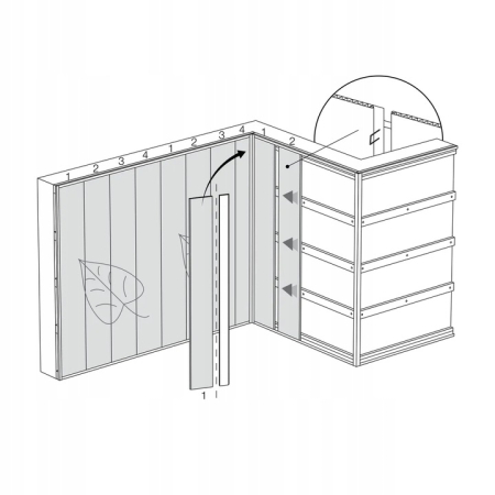 Lambriu decorativ PVC Vilo Motivo [15]