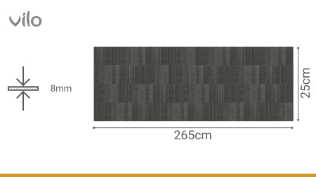 Lambriu PVC Vilo Motivo, Antracit [1]