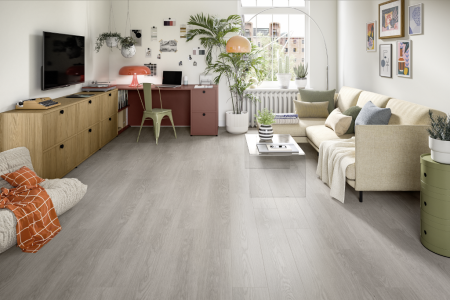 Parchet Laminat - Parchet Egger 10 mm, Stejar Baronia gri, 10 x 1292 x 193 mm, 1.75 mp/cutie, 17 kg/cutie