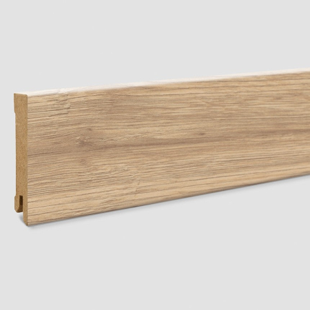 Plinte MDF - Plinta Egger MDF 8 cm - CUBIC - Stejar Sherman maro dechis