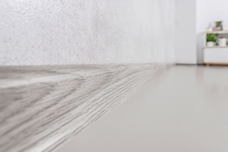 Plinte, Plinte PVC, Plinte MDF - Plintă Flex Vilo, Fag Scândură, PVC, 55 mm x 2520 mm, 36 buc.