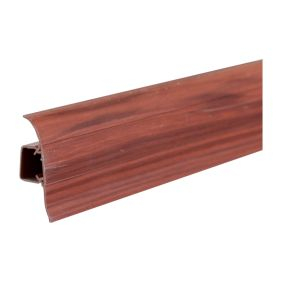 Plinte PVC - Plinta PVC Profiline cu canal izofix mahon deschis 2.5ML PP521-0-450