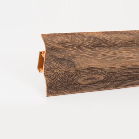 Plinte PVC - Plinta PVC Profiline cu canal izofix stejar tigrat 2.5ML PP521-0-444