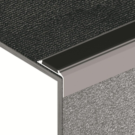 Prag de trecere - Profil de trecere aluminiu VA38 ARGINTIU 180, 180x4.3x3cm, Argintiu