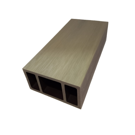 Panouri Decorative - Profil dreptunghiular ranforsat din WPC co-extrudat, Naimeed D7503, 280×10×5 cm, Gri