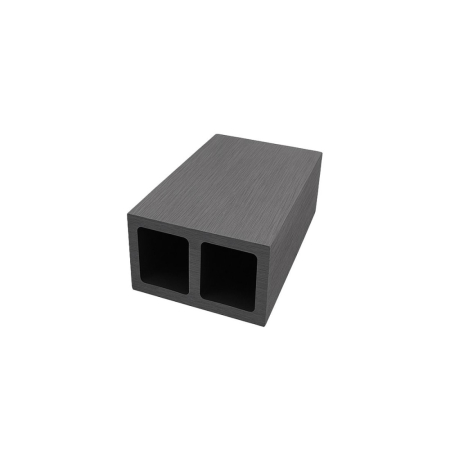 Panouri Decorative - Profil dreptunghiular ranforsat din WPC co-extrudat, Naimeed D7505,  280×5.8×3.9 cm, Gri