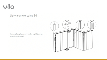 Profil Lambriu PVC, Vilo Motivo [2]