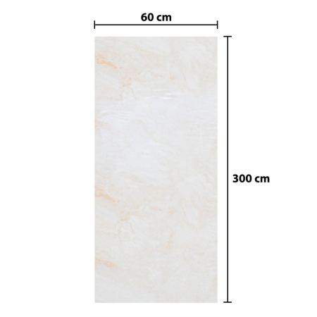 Rola panou autoadeziv, Naimeed D5680, design modern, 2mm grosime, 60x300cm, Crem [2]