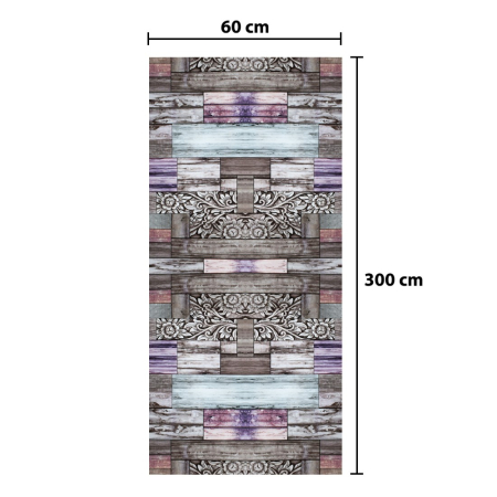 Rola panou autoadeziv, Naimeed D5685, design modern, 2mm grosime, 60x300cm, Multicolor [2]
