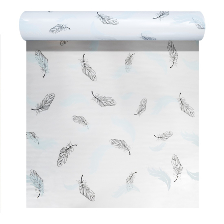 Panouri Decorative Tip Rola - Rola panou autoadeziv, Naimeed D5686, design modern, 2mm grosime, 60x300cm, Alb