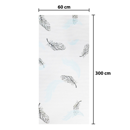 Rola panou autoadeziv, Naimeed D5686, design modern, 2mm grosime, 60x300cm, Alb [2]