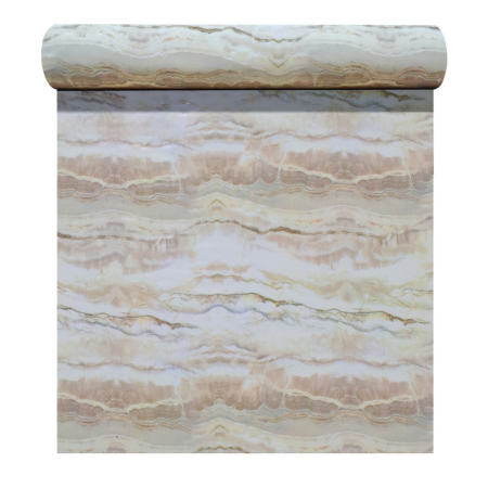 Panouri Decorative Tip Rola - Rola panou autoadeziv, Naimeed D5687, design modern, 2mm grosime, 60x300cm, Crem