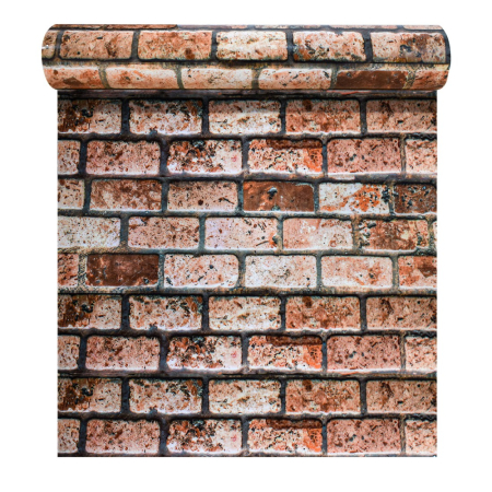 Panouri Decorative Tip Rola - Rola panou autoadeziv, Naimeed D5692, design modern, 2mm grosime, 60x300cm, Caramida