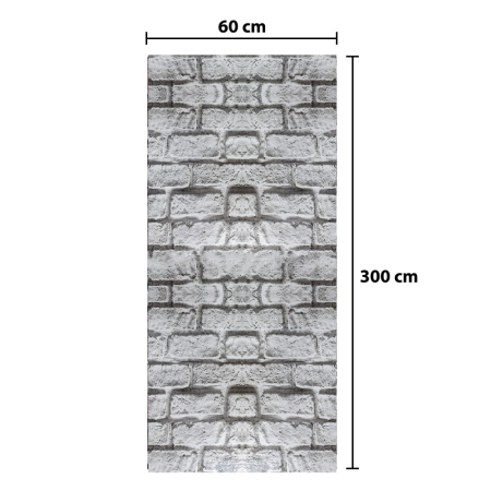 Rola panou autoadeziv, Naimeed D5693, design modern, 2mm grosime, 60x300cm, Gri [2]