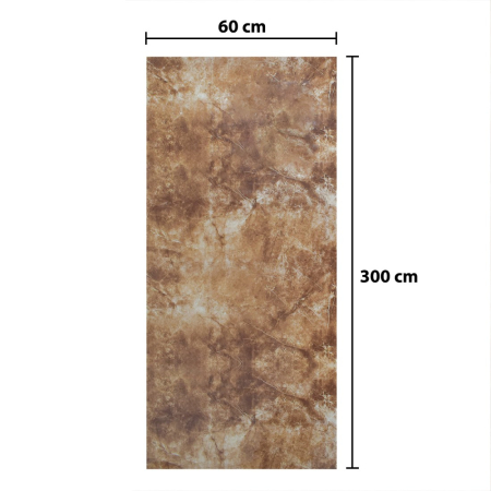Rola panou autoadeziv, Naimeed D5699, design modern, 2mm grosime, 60x300cm, Maro [2]