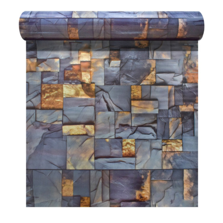 Panouri Decorative Tip Rola - Rola panou autoadeziv, Naimeed D5723, design modern, 2mm grosime, 60x300cm, Multicolor