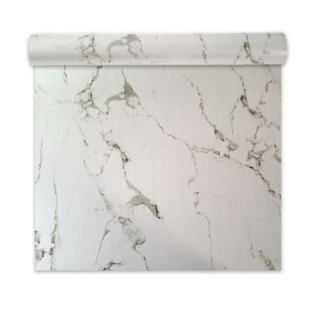 Panouri Decorative Tip Rola - Rola panou autoadeziv, Naimeed D7365, design modern, 2.5mm grosime, 120x280cm, Alb