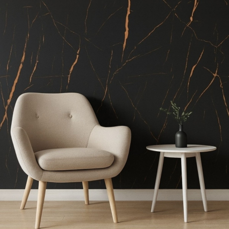 Rola panou autoadeziv, Naimeed D7366, design modern, 2.5mm grosime, 120x280cm, Negru [2]