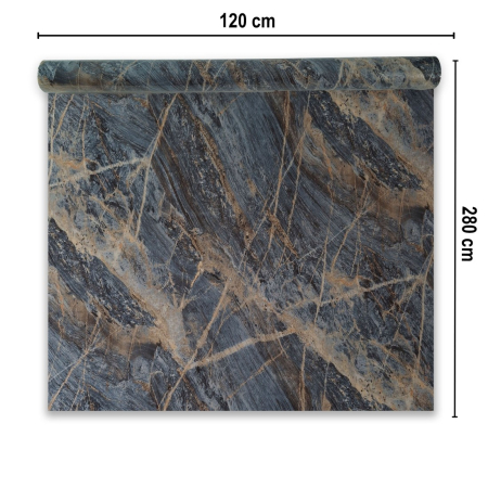 Rola panou autoadeziv, Naimeed D7368, design modern, 2.5mm grosime, 120x280cm, Multicolor [1]