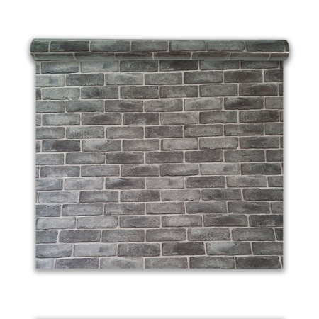 Panouri Decorative Tip Rola - Rola panou autoadeziv, Naimeed D7371, design modern, 2.5mm grosime, 120x280cm, Gri